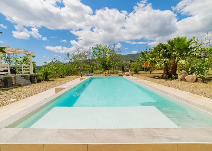 Sicily Stone With Swimming Pool Βίλα Graniti
